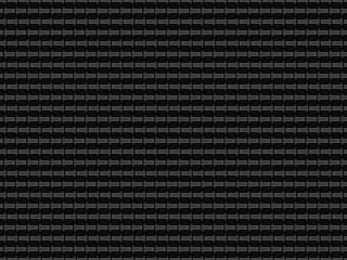 Black metal texture steel background. Perforated metal sheet.	