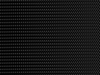 Black metal texture steel background. Perforated metal sheet.	
