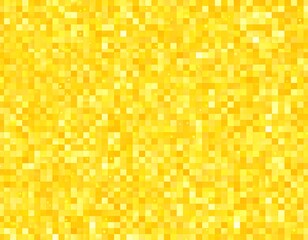 Bright yellow pixelated background with a retro gaming aesthetic, creating a cheerful vibrant texture