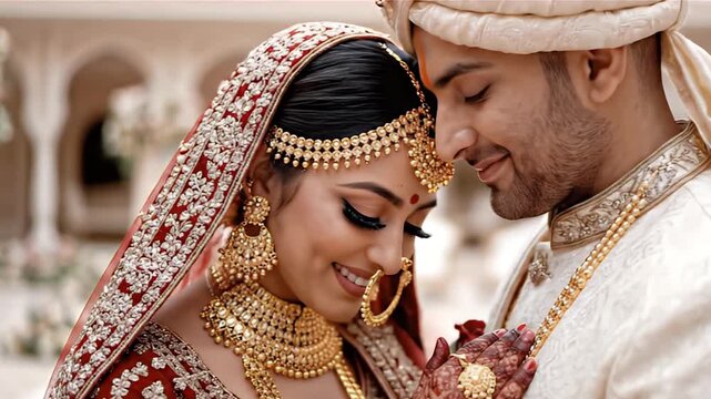 Whispers of Forever: An Intimate South Asian Wedding Portrait
