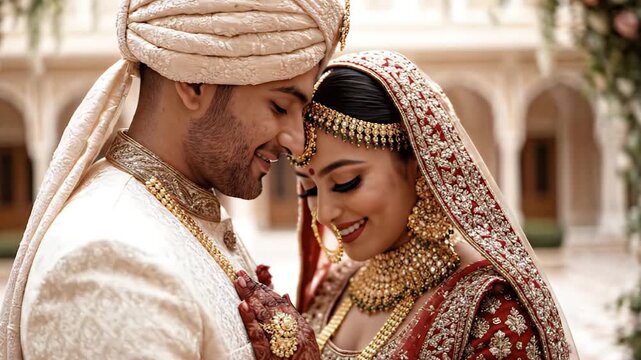 Whispers of Forever: An Intimate South Asian Wedding Portrait
