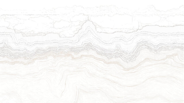 Abstract flowing lines texture light beige and white background pattern