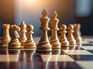 다양한 배경의 체스 게임