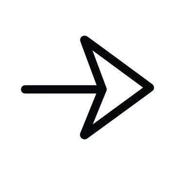 Two black angle brackets facing each other, isolated on