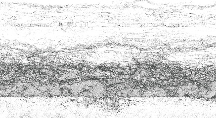 Abstract textured background with horizontal lines and hatching patterns in grayscale vector