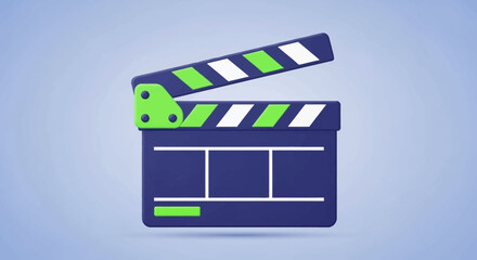 Clapperboard Movie Film Production Cinema Entertainment.