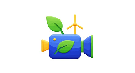 Eco-Friendly Filmmaking - Sustainable Video Production with Green Energy.