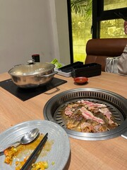 All you can eat: meat and vegetables