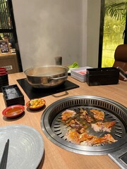 All you can eat: meat and vegetables