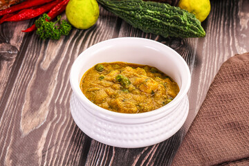 Aloo masala with green peas