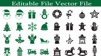 Abstract vector design with geometric shapes and a variety of colors and font styles