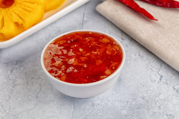 Sweet and spicy chili pineapple sauce