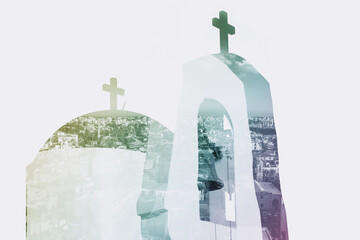 Cyprus Double Exposure concept