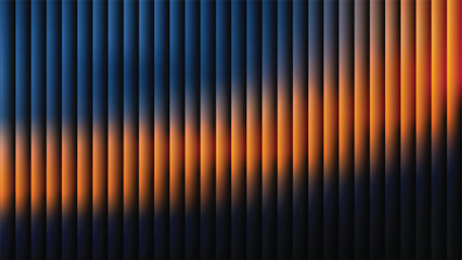 yellow white blue gradient abstract background with ribbed glass effect. Futuristic fractal glass background with soft wave. Perfect for tech branding, poster, product presentation, ad designs