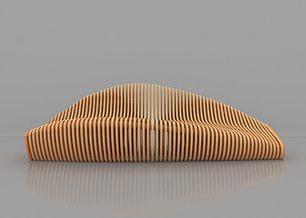 Classic chair design outdoor seater