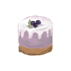 Sweet Mousse Cake Collection: Blueberry Mousse Cake