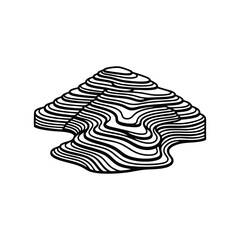 Surfboard and Bird Icon: Surfing, Ocean, Beach Life, Nature, and Freedom Symbol