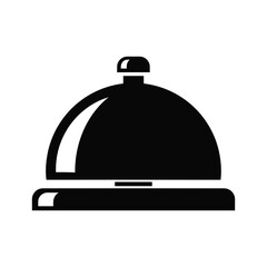 Service bell icon isolated on