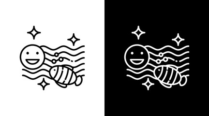 Ecology And Environment White Icon Set Design