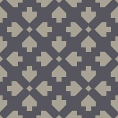 Seamless geometric pattern design with colorful shapes and texture for wallpaper or fabric illustration