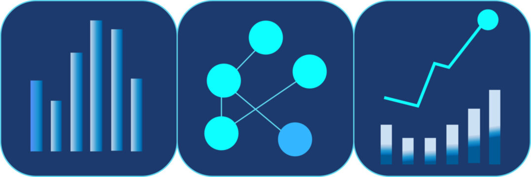 Abstract data analysis and business statistics concept with charts and graphs - Powered by Adobe