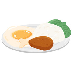 fried egg chicken breakfast