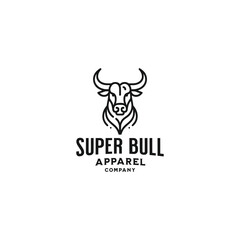 Bull icon logo