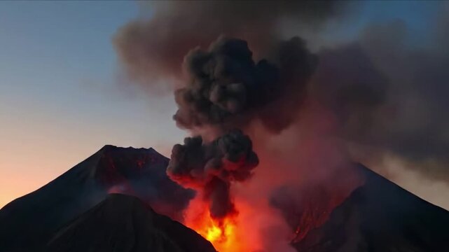 Stunning panoramic landscape featuring a dormant volcanic field with unique, dark basalt formations, sparse vegetation, and distant steam vents under a clear sky.