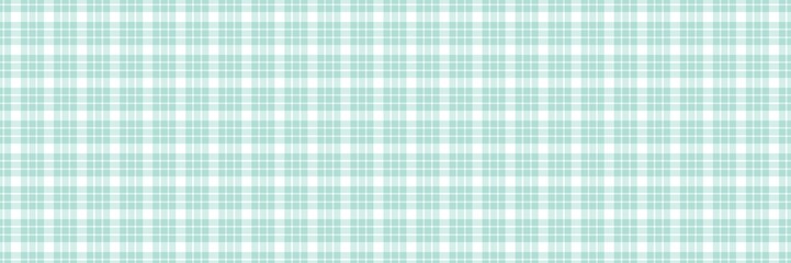 Aqua and white seamless gingham background ideal for soothing, coastal, or spring projects like digital paper, textile fabric printing, packaging, and refreshing summer stationery.