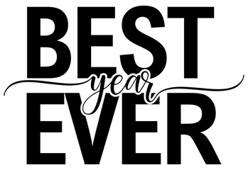 Elegant Hand Lettered Happy New Year 2026 Minimal Banner