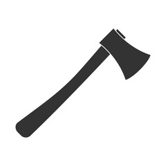 The ax icon isolated on transparent background