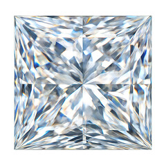 Realistic illustration of diamond isolated on transparent backgr