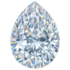 Realistic illustration of diamond isolated on transparent backgr