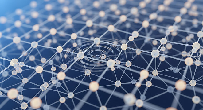 abstract network background - Powered by Adobe