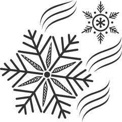 Black and white floral tattoo design vector pattern ornament illustration