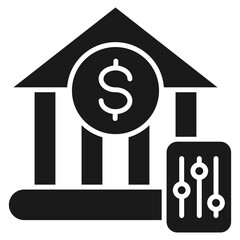 Stock Option Glyph Icon