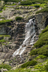 Stunning landscape of the Skok waterfall in High Tatras National Park in Slovakia. © Mazur Travel