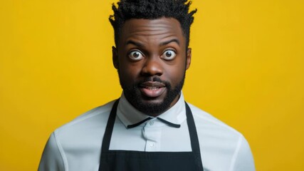 Video A man showing surprise and shock, perfect for expressing unexpected news or reactions