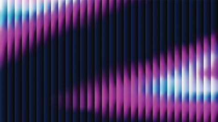 Purple pink gradient abstract background with ribbed glass effect. Futuristic fractal glass background with soft wave and glow. Perfect for tech branding, poster, product presentation, ad designs