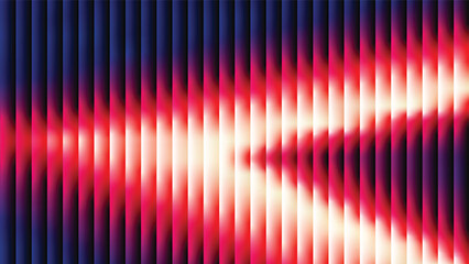 red and white gradient abstract background with ribbed glass effect. Futuristic fractal glass background with soft wave and glow. Perfect for tech branding, poster, product presentation, ad designs