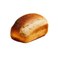 Isolated Single Loaf of Bread on Contrasting Background for Culinary or Food-Related Stock Photography Needs