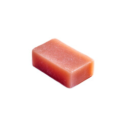 Single Bar of Soap Isolated on a Contrasting Background Perfect for Personal Care and Hygiene Concepts in Stock Photography