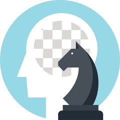 tactics flat web icon concept