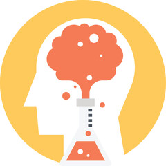 researching flat web icon concept © vasabii