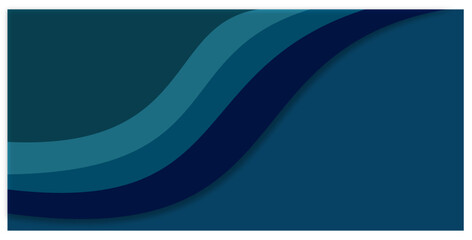 Modern curved layers for a dynamic presentation