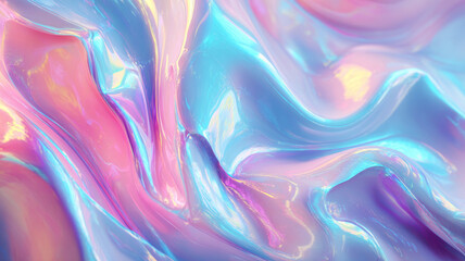 Pastel Abstract Fluid Art With Pink Purple Blue Waves Creating Dreamy Marble Effect Modern Digital Background Design