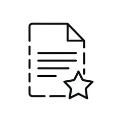 Document Icon Vector illustration	

