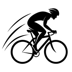 Fototapeta premium Cycling Silhouette