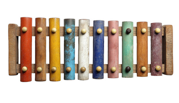 Music Creation, Xylophone, Studio, Photo, Vibrant Colors, Top View, Artistic Expression