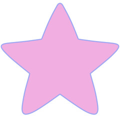 Pastel Star &ndash; Pink